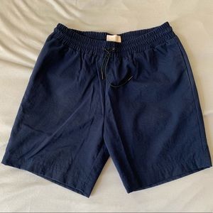 Aimé Leon Dore Navy Nylon Drawstring Shorts